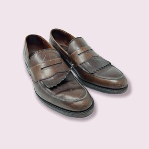 Allen Edmonds Mens Dress Shoes Slip On Loafers Brown Size 9 D